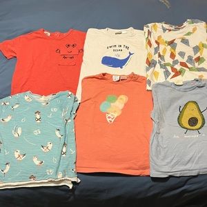 Zara kids short-sleeve t-shirt bundle, size 2-3
